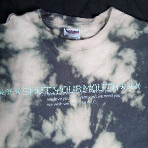 Vintage Garbage Shut Your Mouth Tie Dye T-Shirt
